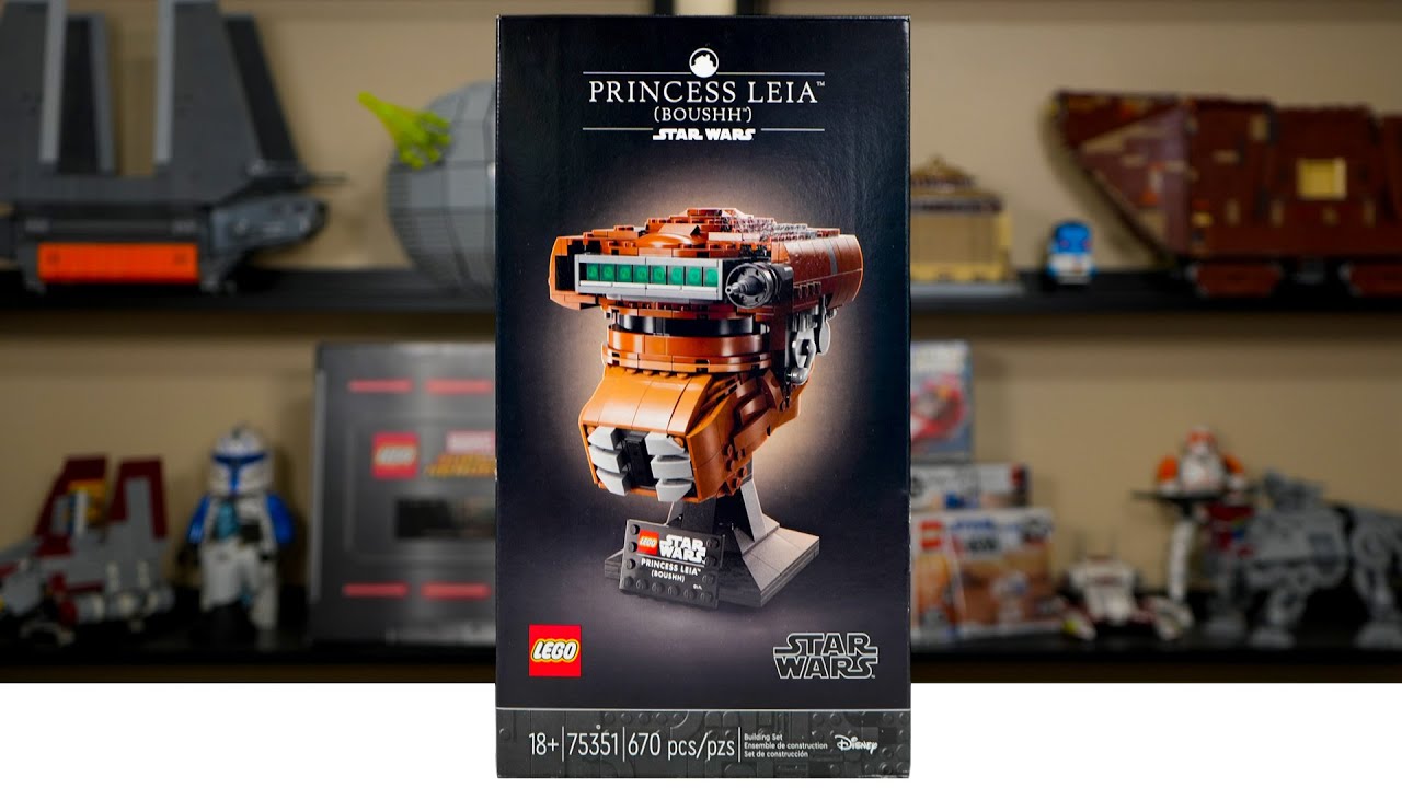 LEGO Star Wars 75351 PRINCESS LEIA (BOUSHH) HELMET Review! (2023)