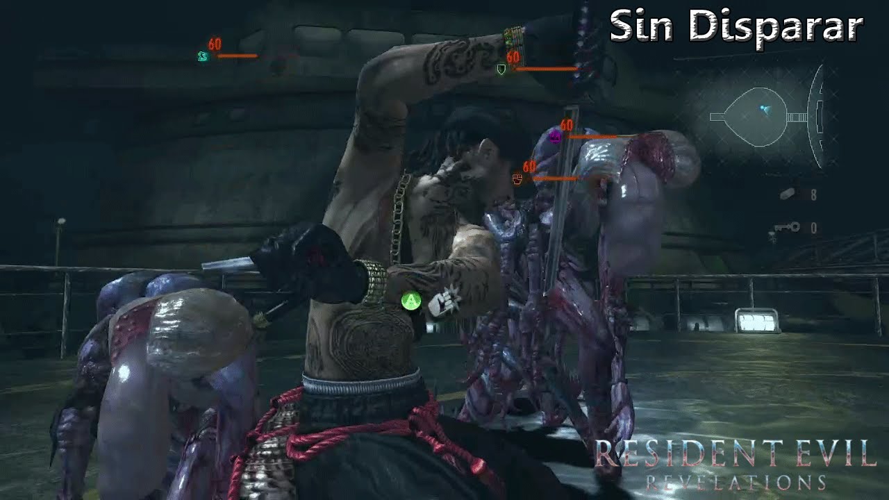 Resident Evil Revelations: Reto Barco Fantasma Ruta corta (Solo, sin disparar)