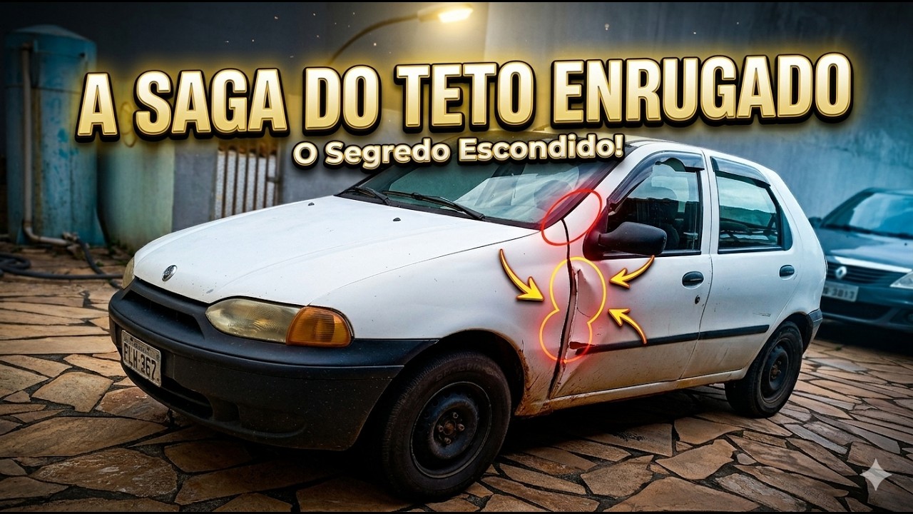 Desamassando o teto do Palio