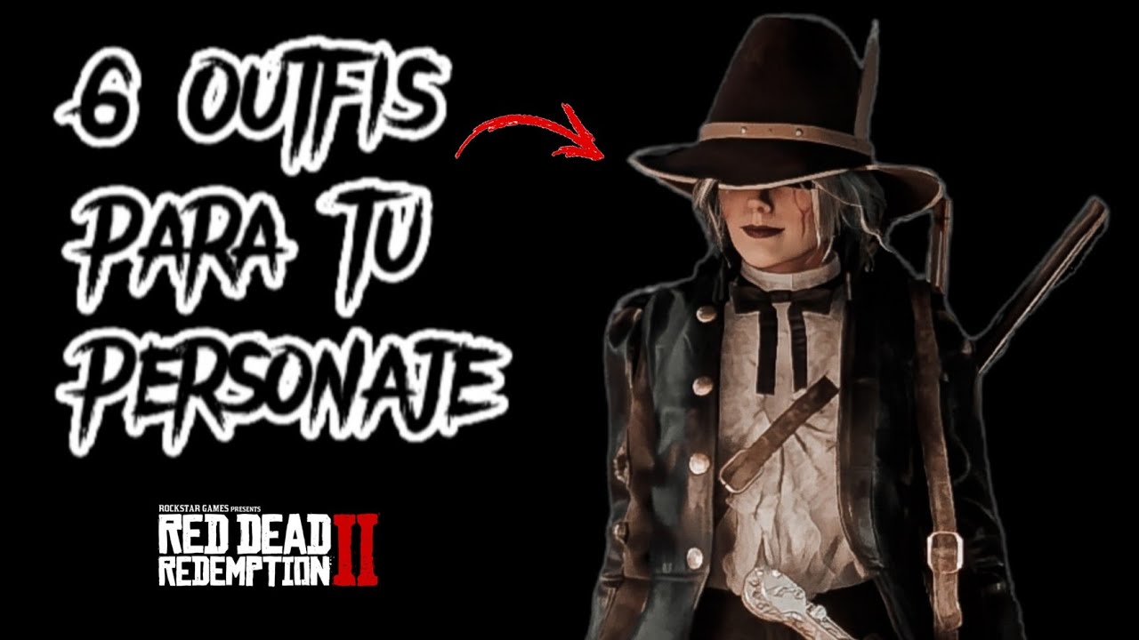 ⚠️6 Female oufits ideas ♡/ pantalones con apliques / Red dead online / Xbox / Ps4 / Pc