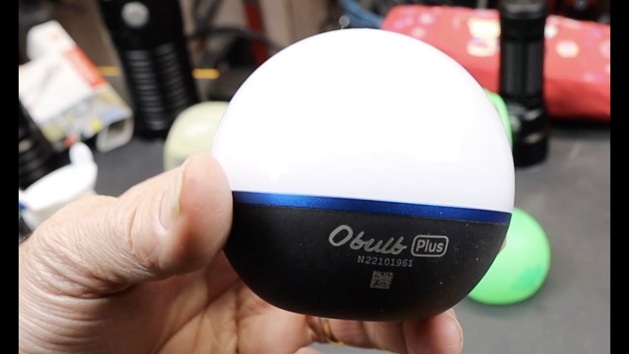 Obulb Plus shoots & scores! A Tennis ball-sized light with Bluetooth really delivers. Olight Wins!