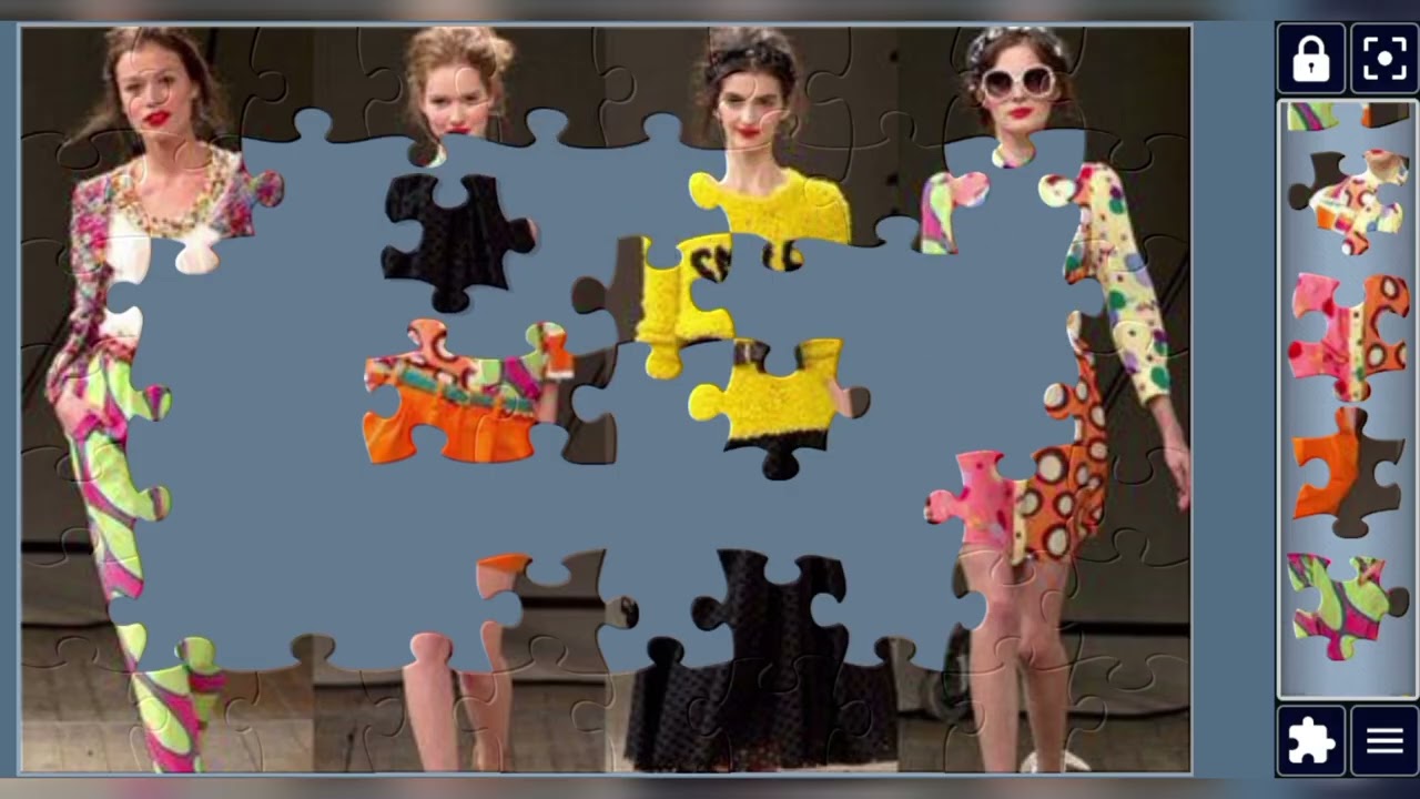 Vibrant Runway Vibes:Bold prints & Styles👜👠👗🧩//@jigsawpuzzle45 