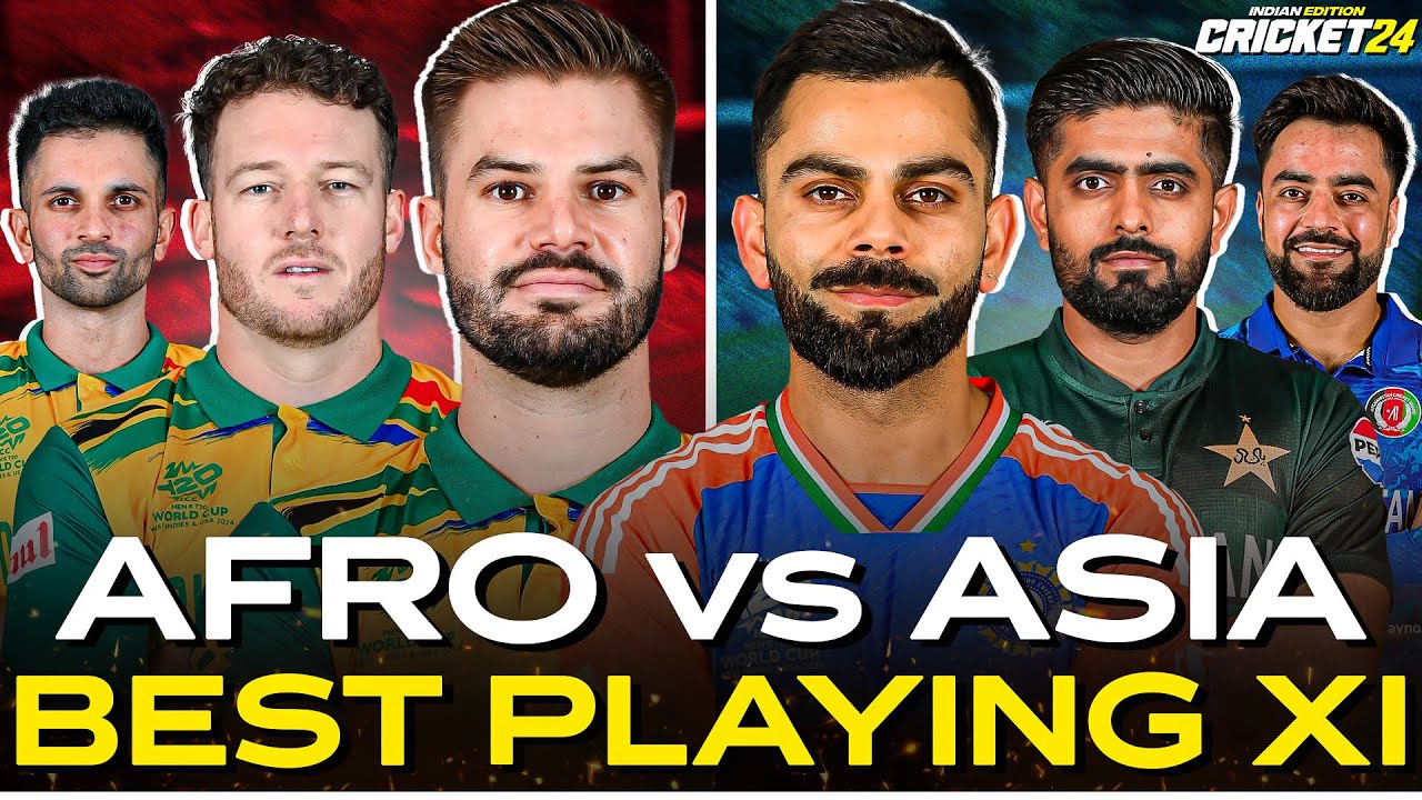 ASIA XI 🆚 AFRO XI: WHO WILL WIN? CRICKET 24