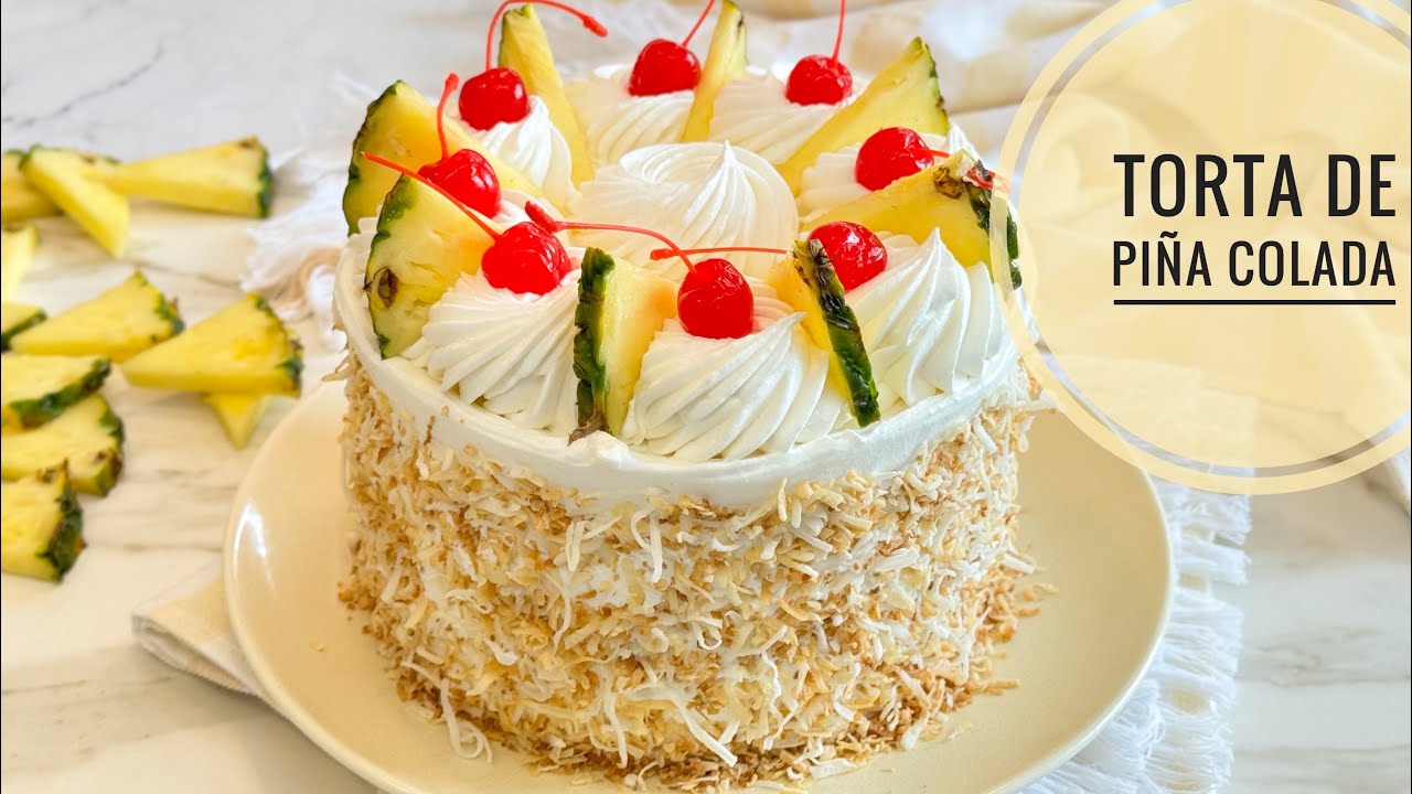 TORTA DE PIÑA COLADA SÚPER HÚMEDA