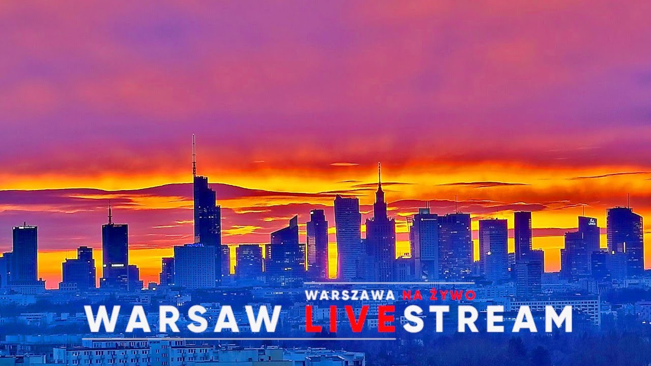 Warszawa na żywo /  Warsaw livestream #warsaw #live #poland  #warsawlivestream