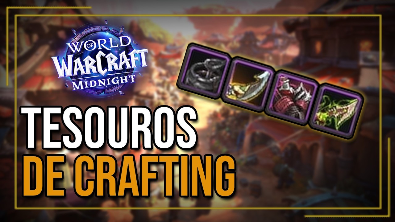 Como pegar 24 Pontos de Conhecimento Fácil com Tesouros! | Crafting WoW Midnight