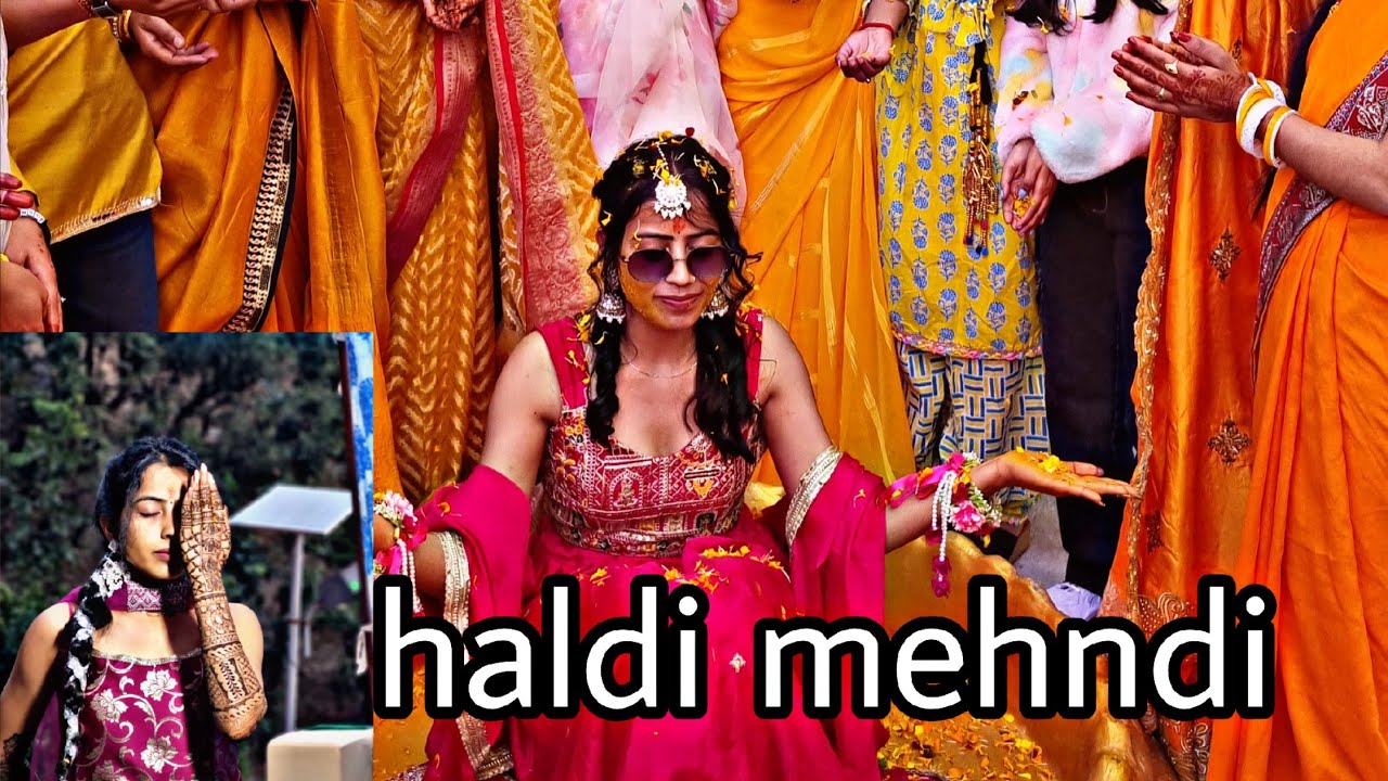 didi ki shadi। haldi mehndi function. Tanukevlogs uttarakhand davbhumi uttrakhandivlogs 