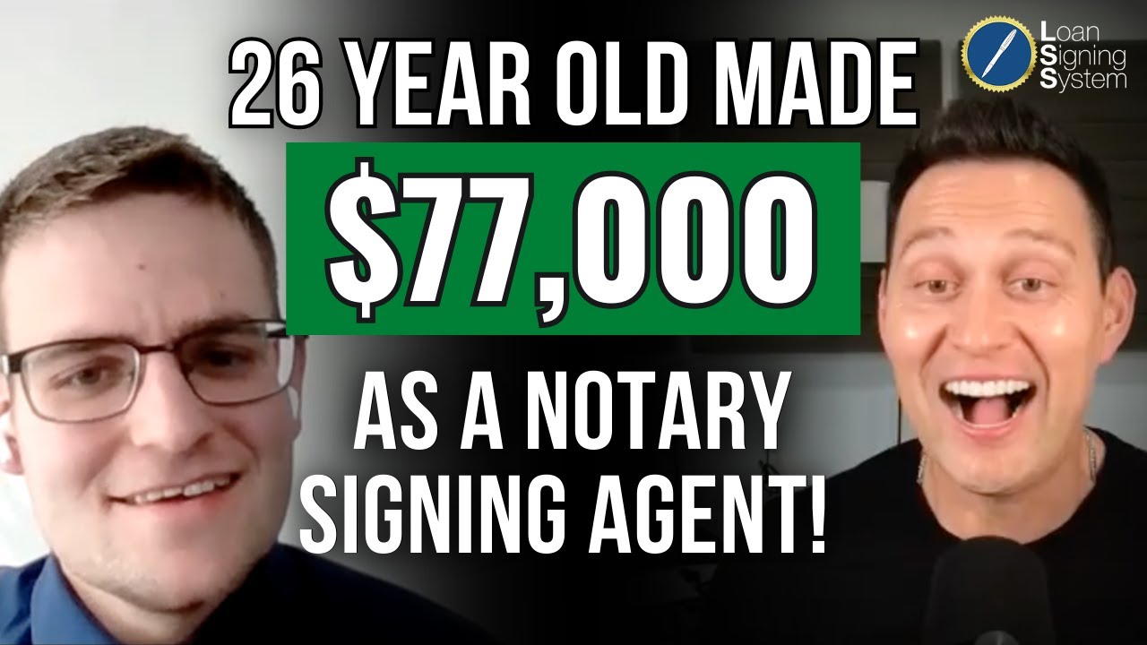 26 Year Old Made $77,000 as a Utah Notary Loan Signing Agent!