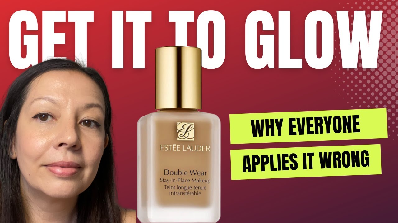 Как наносить тональный крем Estée Lauder Double Wear Foundation, чтобы он выглядел естественно, а...