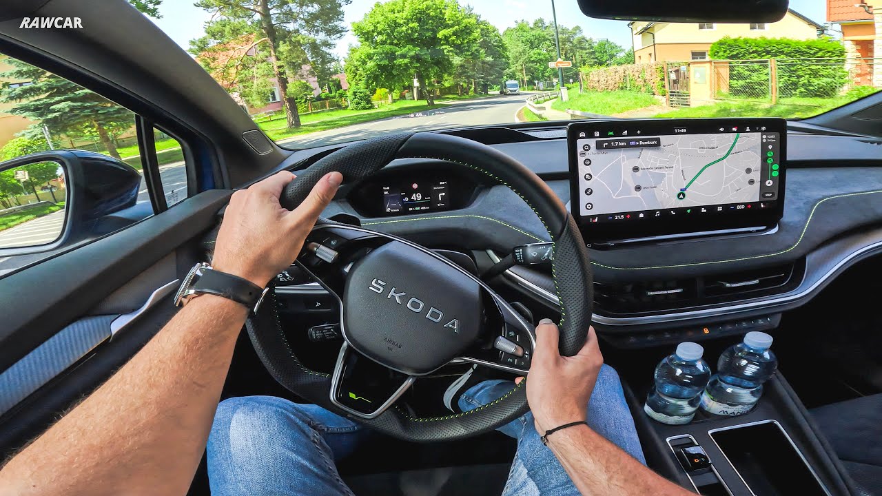NEW 2025 Skoda Elroq RS (340 HP) - POV Test Drive