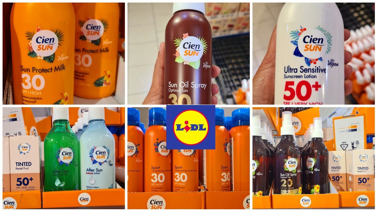 LIDL Cien sunscreens affordable prices⛱️ LIDL IRELAND cheap Sunscreens🏝