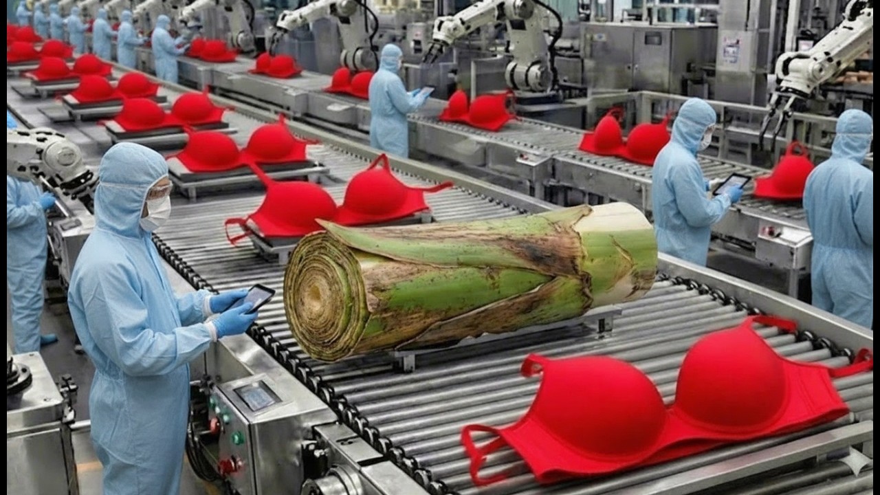 From Banana Waste to Sanitary Pads 😱 | World’s Most Eco-Friendly Pad Factory