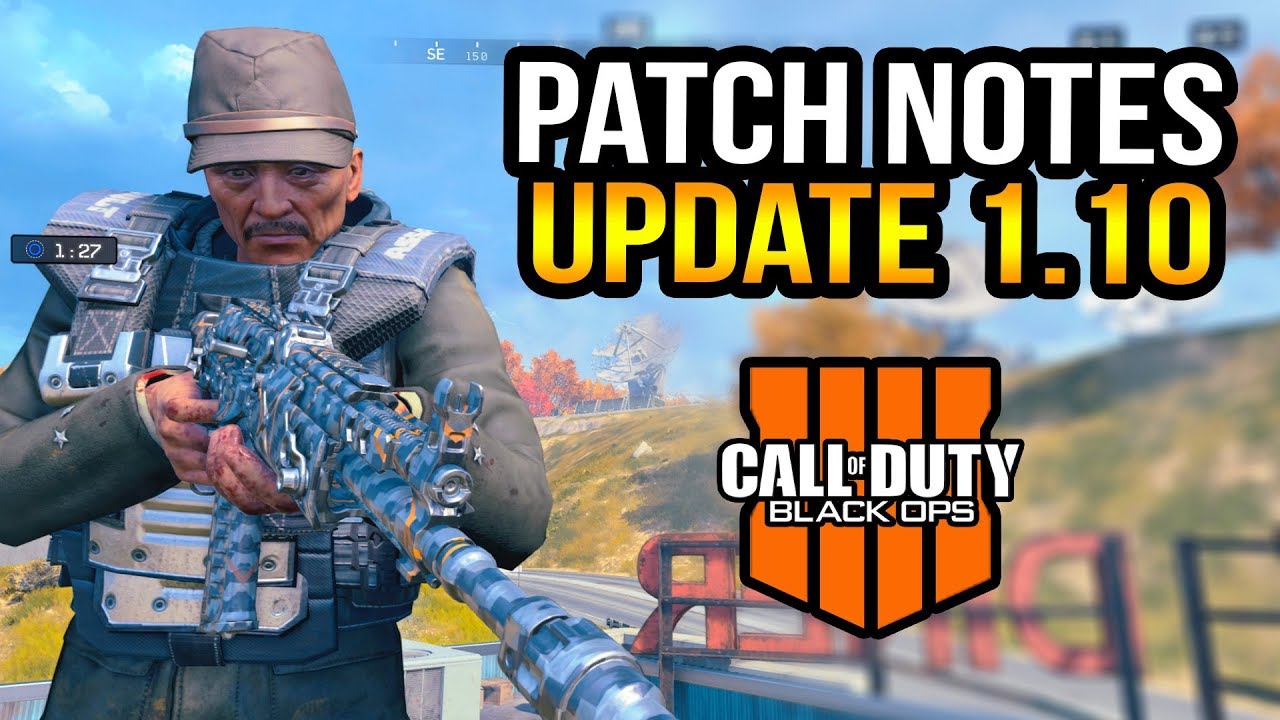 Black Ops 4: Here's 5 New Changes From Update 1.10 (Patch Notes)
