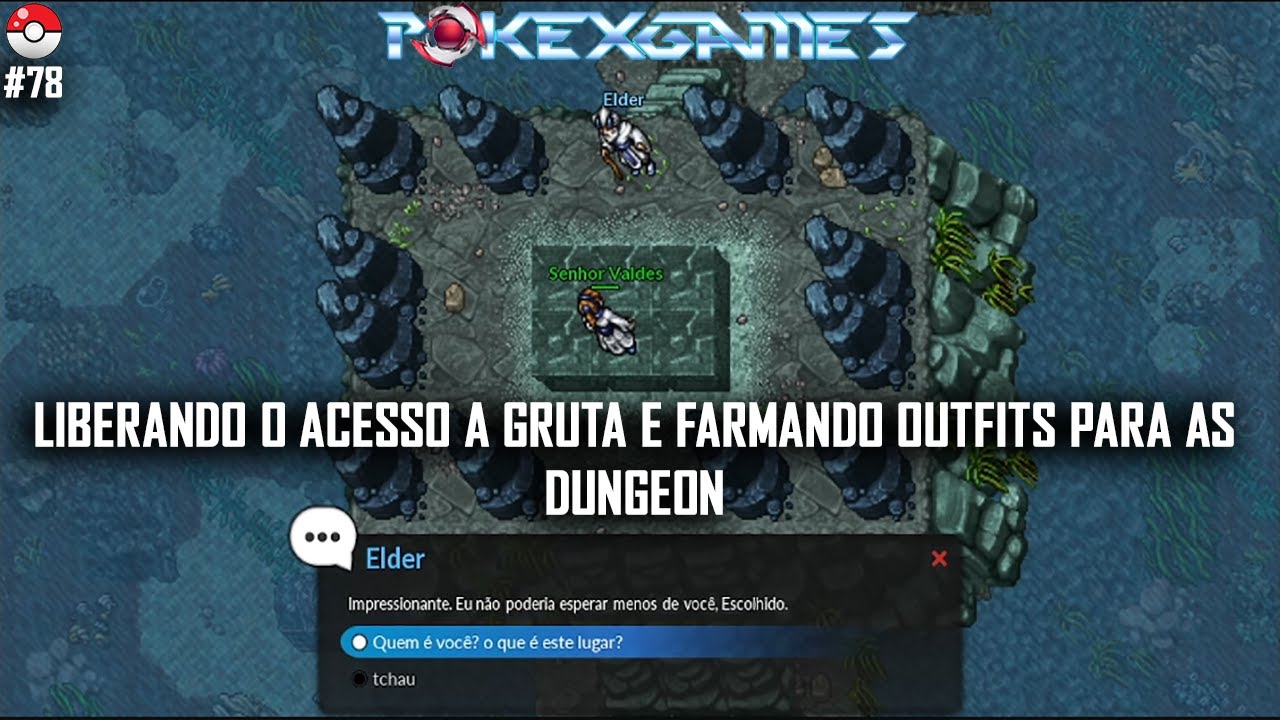 #78 PxG | The Chosen One - Explorando a Gruta, Farmando Outifts e Duelo com o Elder