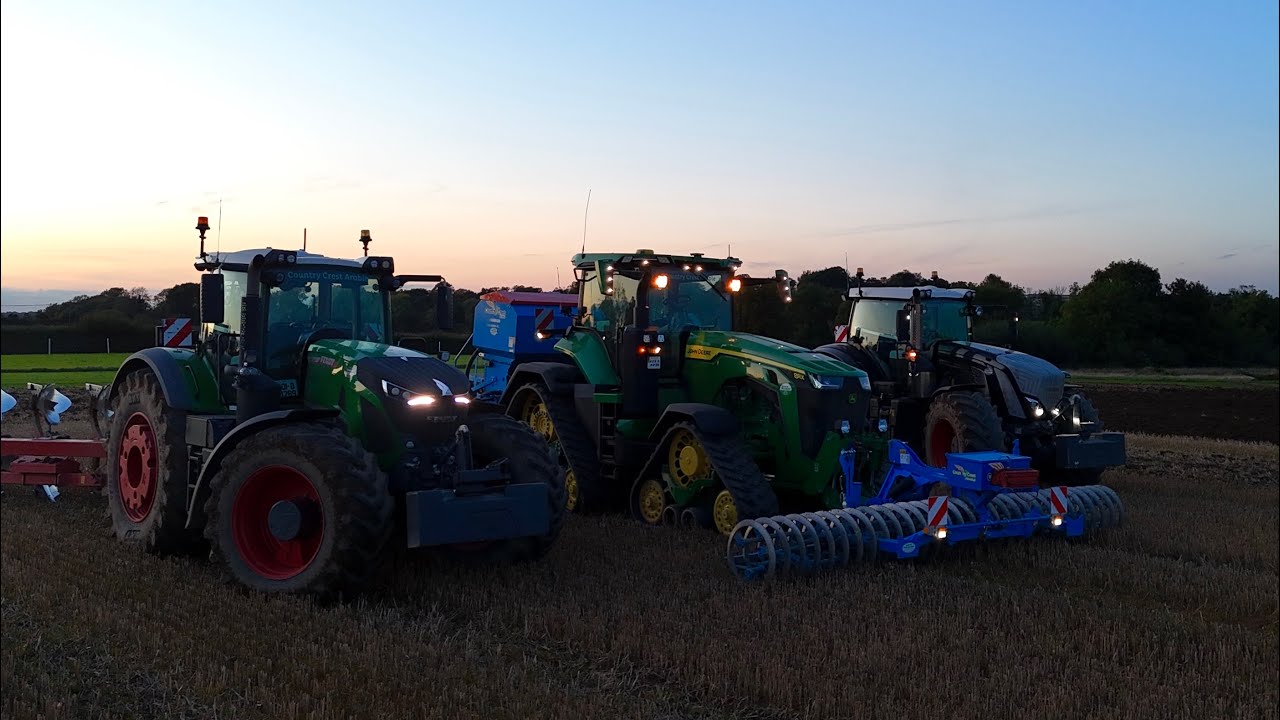 1,170HP in one feild~Country crest farming~Winter sowing~2025