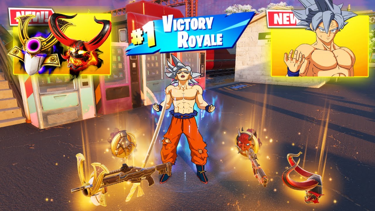 GOKU ULTRA INSTINCT vs NEW 3 MEDALLIONS & MYTHIC’S CHALLENGE ( NEW! FORTNITE CHAPTER 6 )
