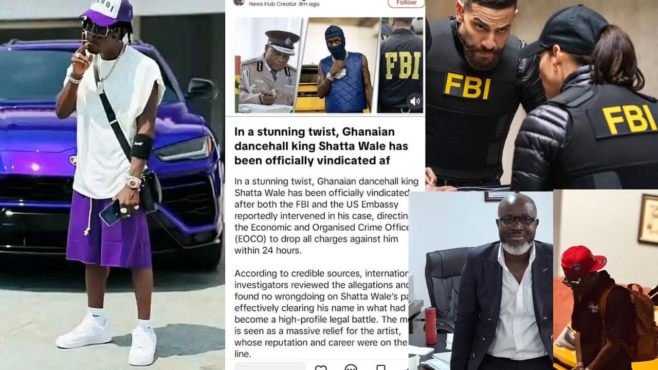 FBI Orders EOCO To Drop Shatta wale  Case In Less Than 24 hours/ He has no Crime