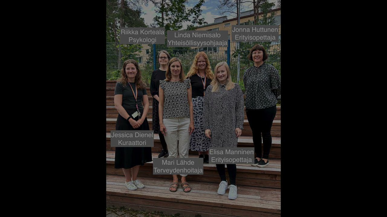 Etelä-Tapiolan lukion opiskeluhuoltotiimi / The student welfare team in Etelä-Tapiola