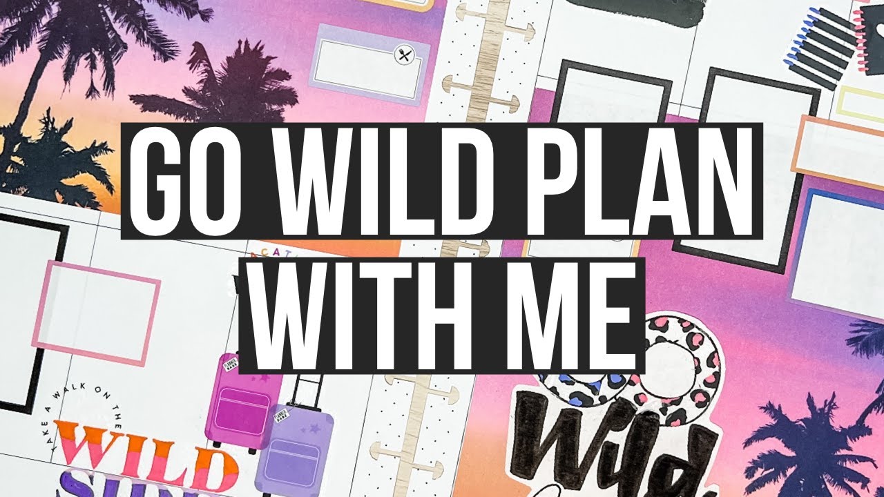 Plan With Me | Go Wild So Cal Spread | Big Happy Planner | February 28-March 6, 2022 | Modern Wild