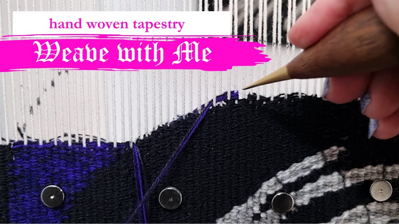 🕸️ WEAVE WITH ME! 🕸️ - eccentric weft for smooth lines, keeping edges straight