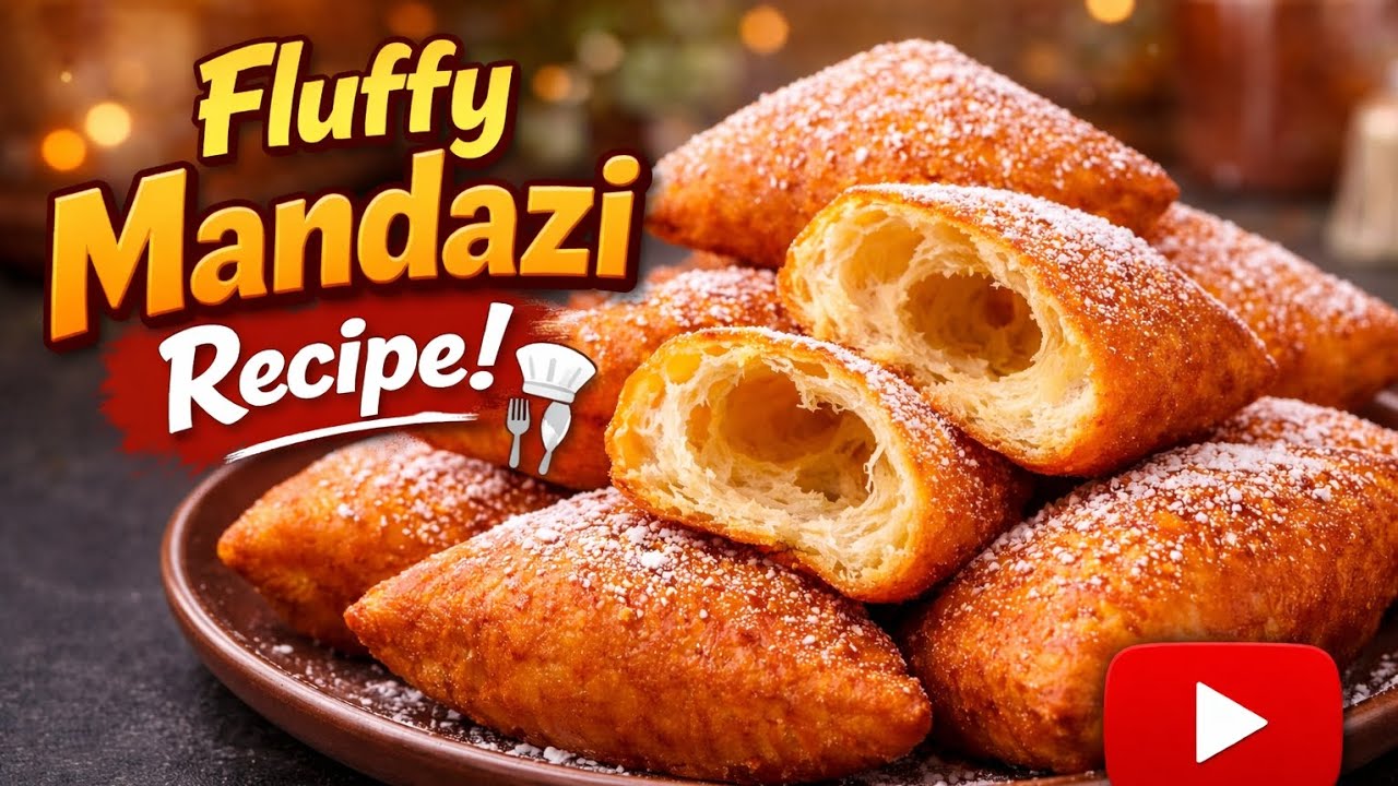 Simple Fluffy Mandazi Recipe (Using All Purpose Flour)