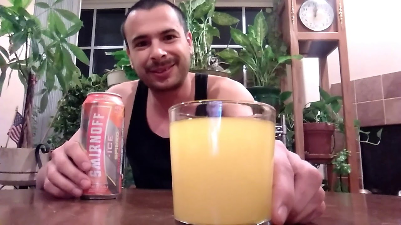 Smirnoff ice spiked screwdriver review by buzzing on a budget
