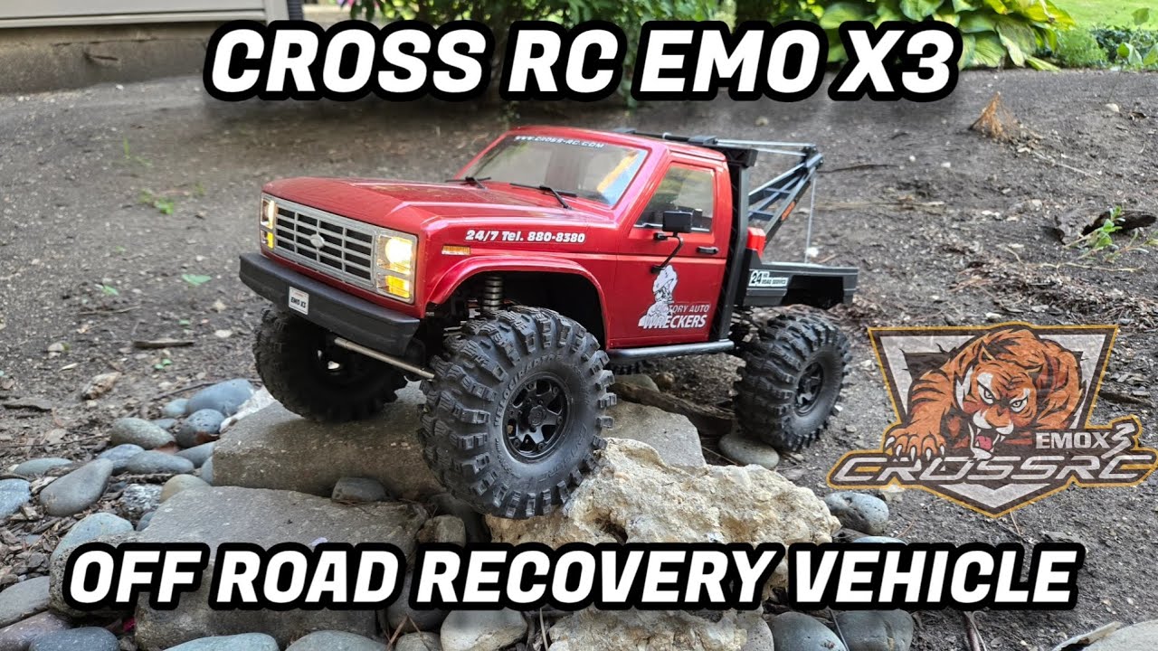Cross RC EMO X3 Off Road Recovery Vehicle. Unboxing & Off Road Test
