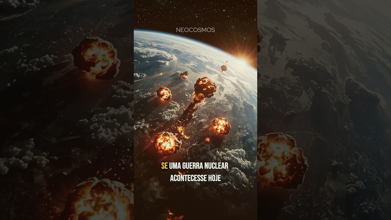 🧨O que Aconteceria com a Terra em uma Guerra Nuclear? #curiosidades #astronomia #universo #guerra