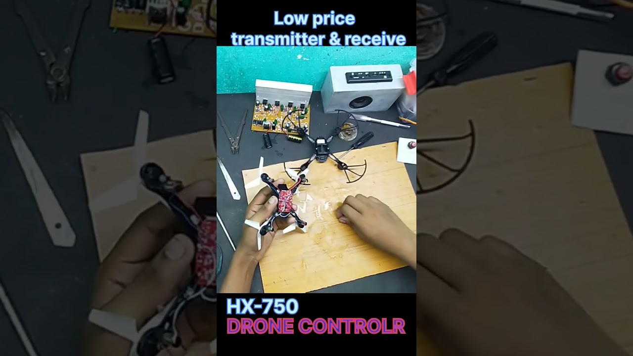 low price drone transmitter and receiver #dronereceiver #hx750drone #india #shorts #today