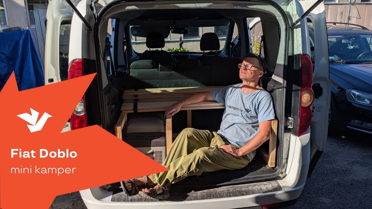 Mini kamper DIY dla Fiata Doblo | Jak zbudować miejsce do spania krok po kroku