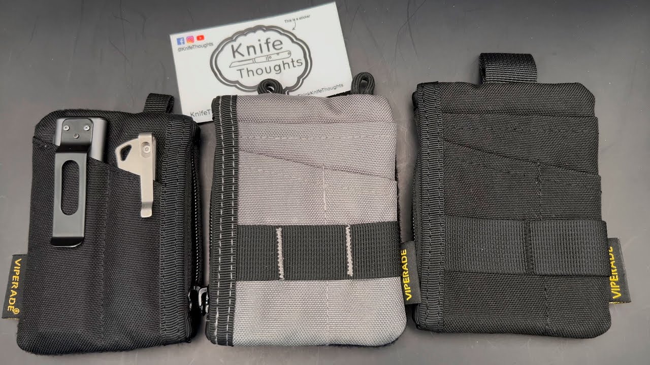 Viperade EDC Pouches Reviewed & Compared: VE17, VE18s, and VE28