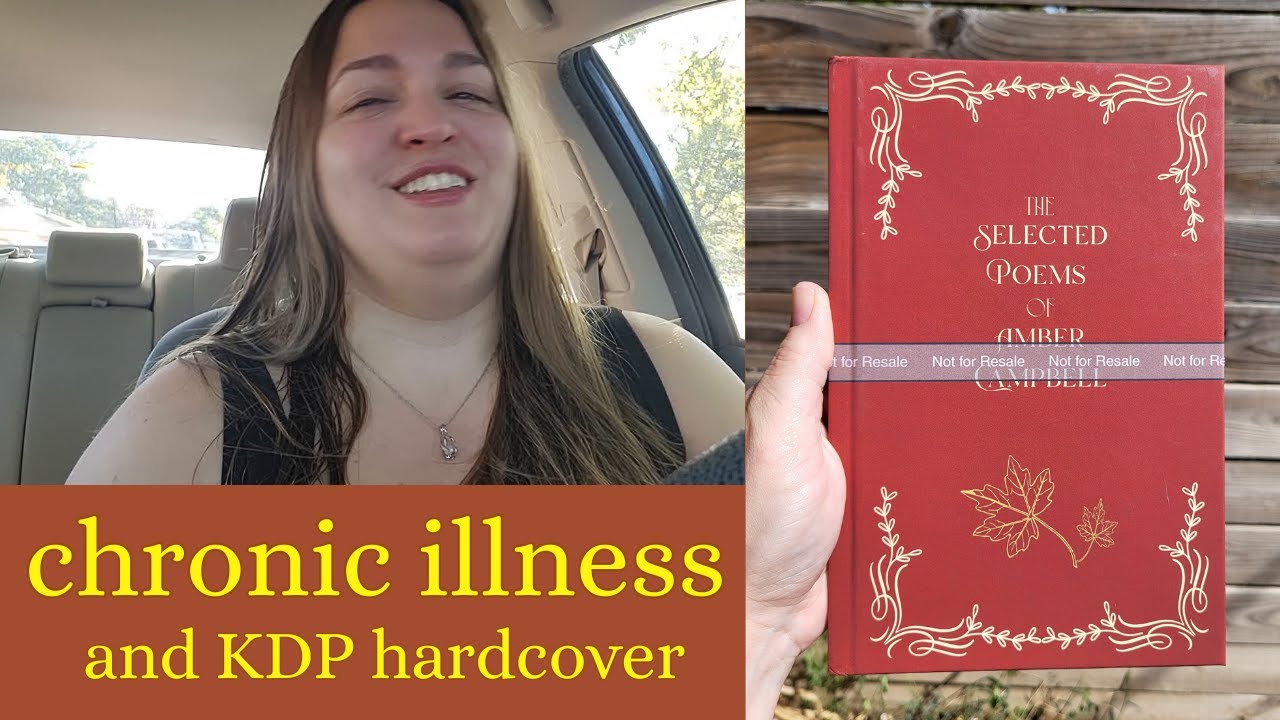 real talk about chronic pain/illness while we unbox my KDP hardcover