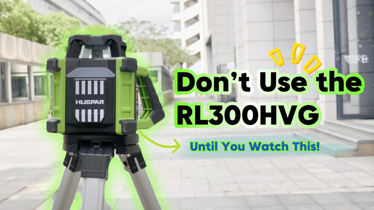 How to Use Huepar Rotary Laser Level RL300HVG
