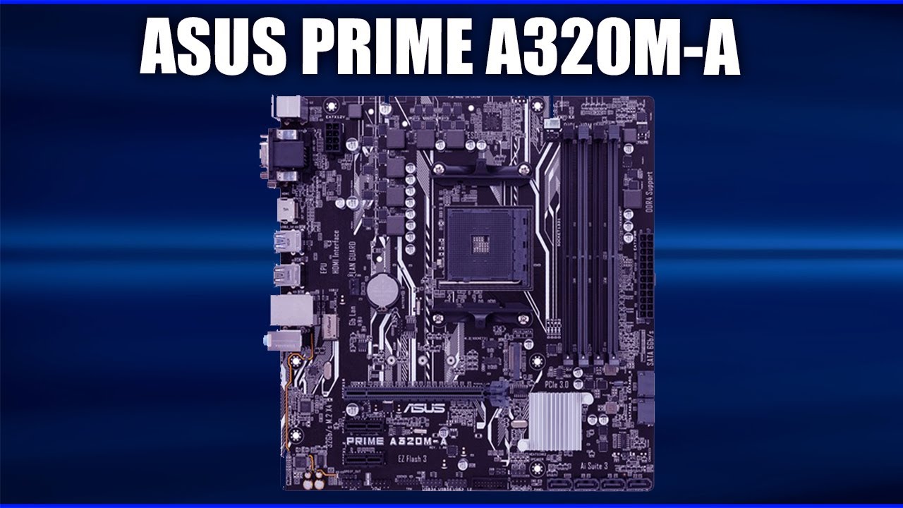 Материнская плата Asus PRIME A320M-A