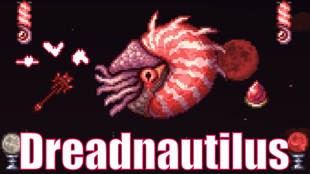 Dreadnautilus Boss Fight | Master Mode | - Terraria