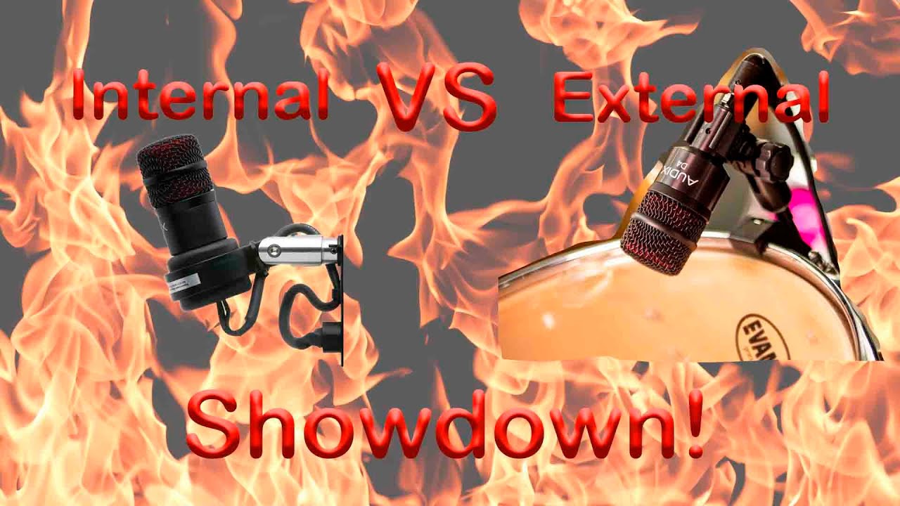 May Internal Drum mics- Internal vs External Mic Sound