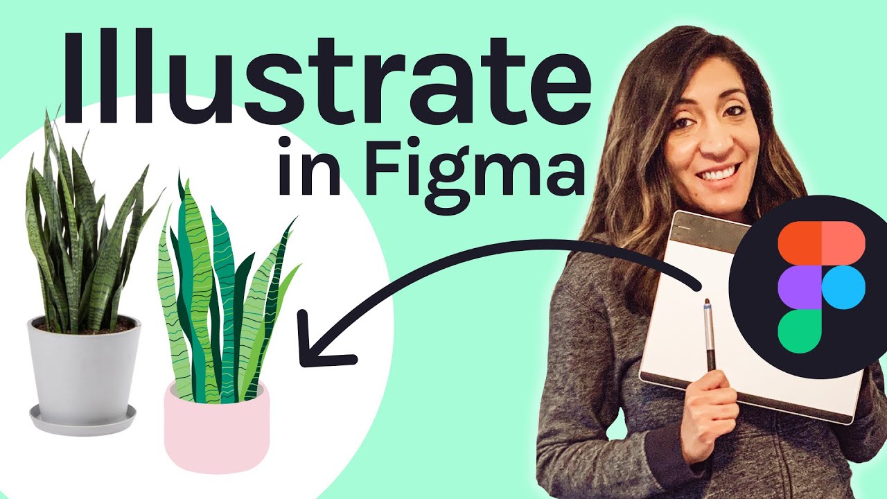 Рисуйте в Figma! | Создание иллюстрации растения с помощью Figma
