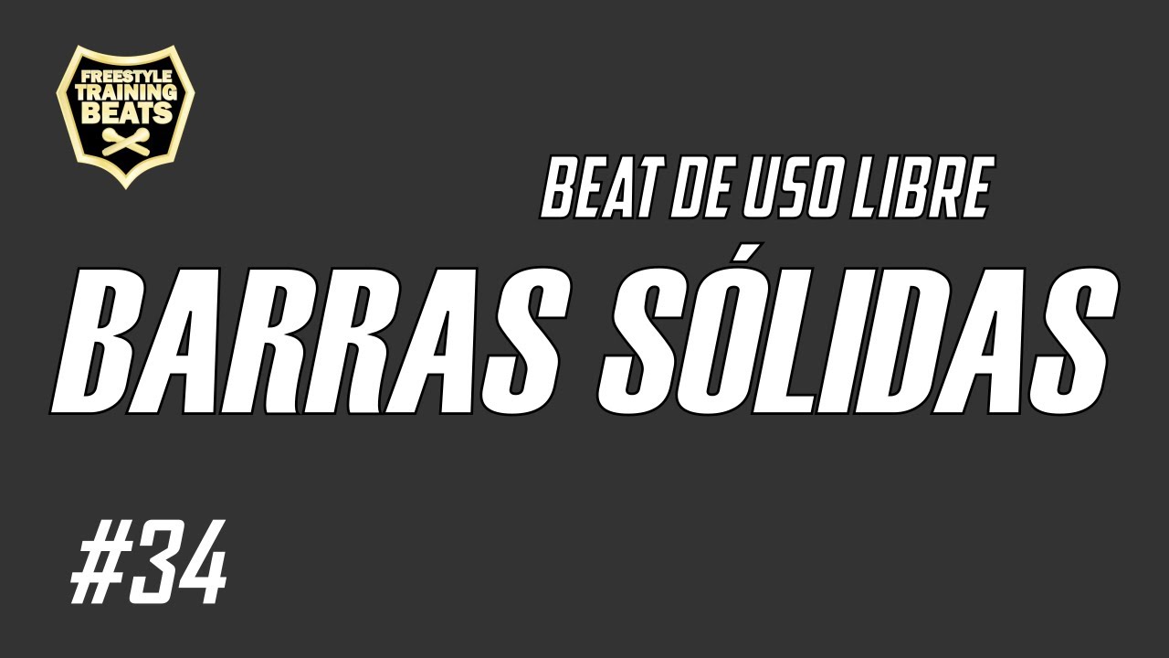 🎵 BARRAS S&Oacute;LIDAS🎵 🎤Base de Rap 🔥Instrumental Hip-Hop 🎹Beat para improvisar Freestyle