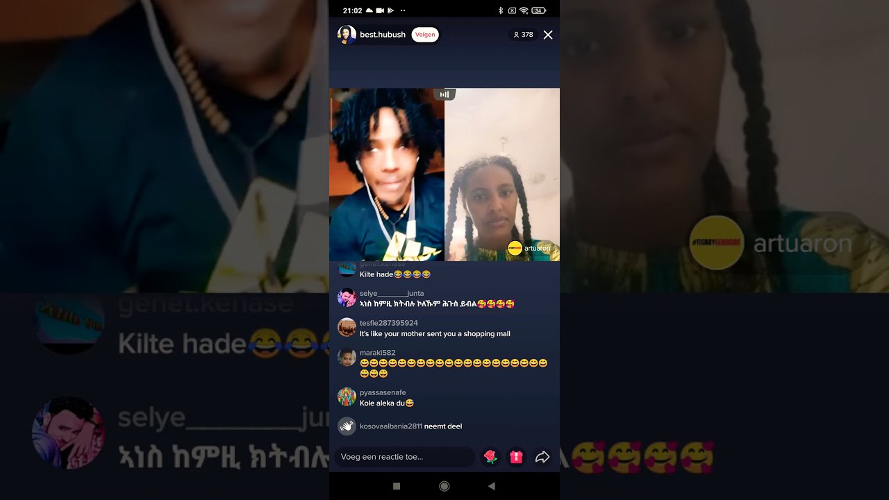 ጋል ራያ vs ወዲ ቀሺ tik tok live