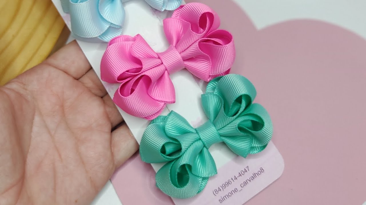 Mini Laço Bambolê - Fita 22 mm 🎀
