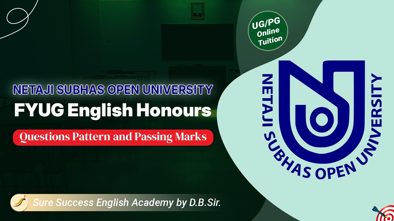 NSOU: FYUG Passing Marks and Question Pattern (Honours Paper) - 2026
