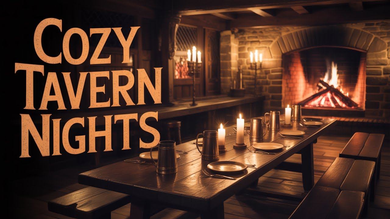 You Enter a Cozy Tavern and Hear This... | 4H Medieval Ambience for Deep Sleep & Relaxation