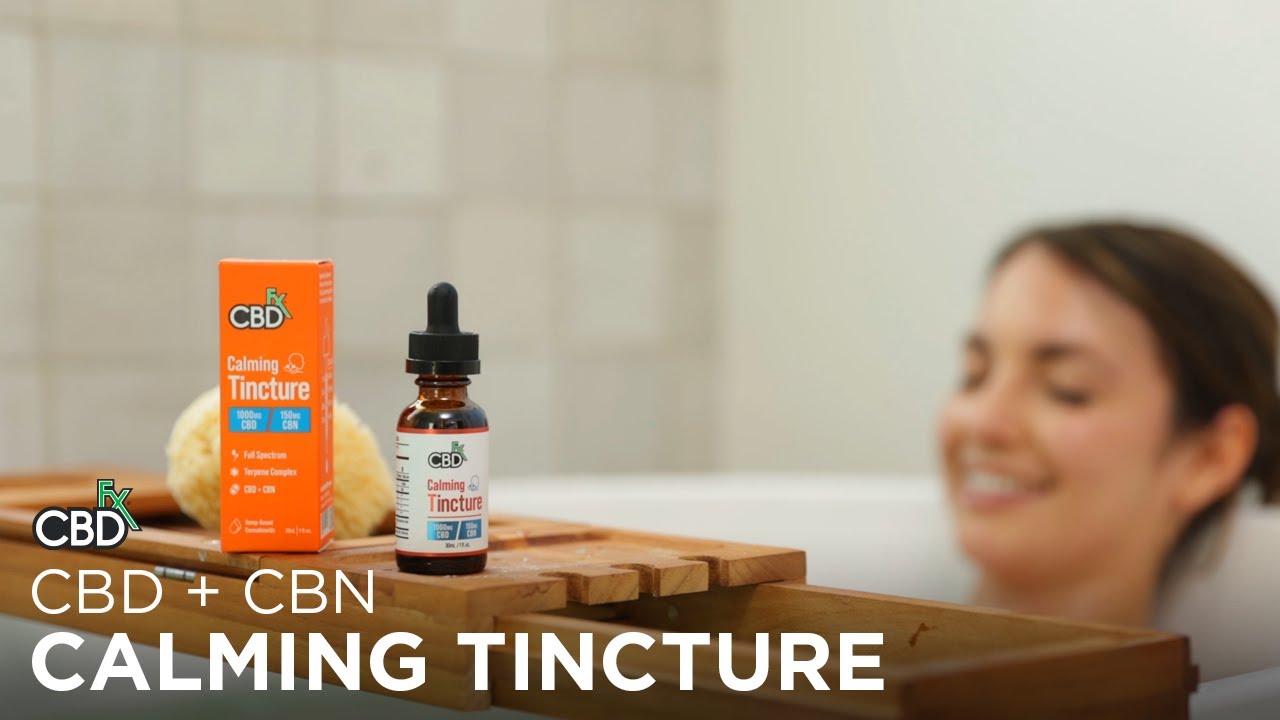 CBDfx CBD + CBN Oil Calming Tincture