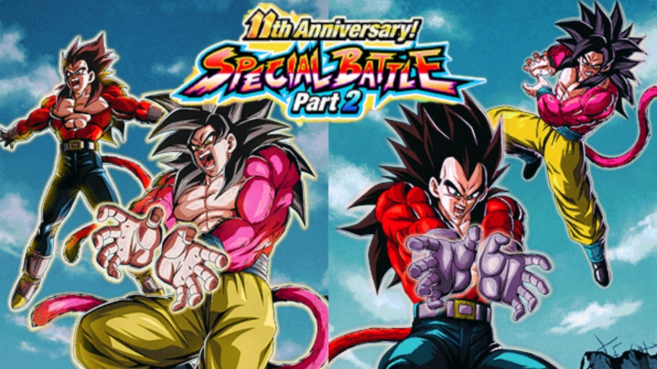 SSJ4 Vegeta/Goku Vs 11th Anniversary Special Battle Part 2!