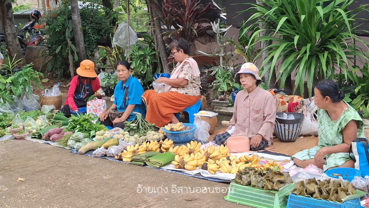ตลาดนัดวัดป่าประชาเกษม อำเภอเขมราฐ จังหวัดอุบลราชธานี