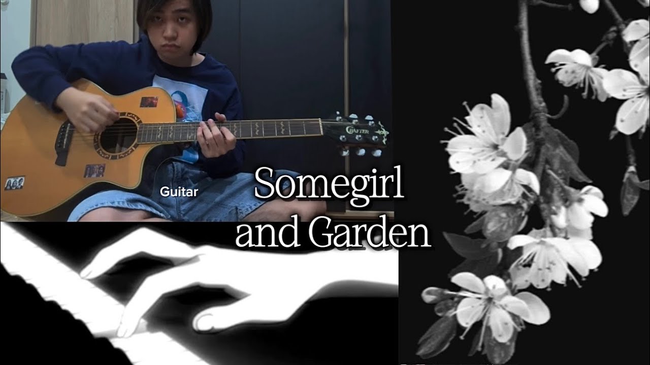 Somegirl and Garden but I edit it as abstract art
