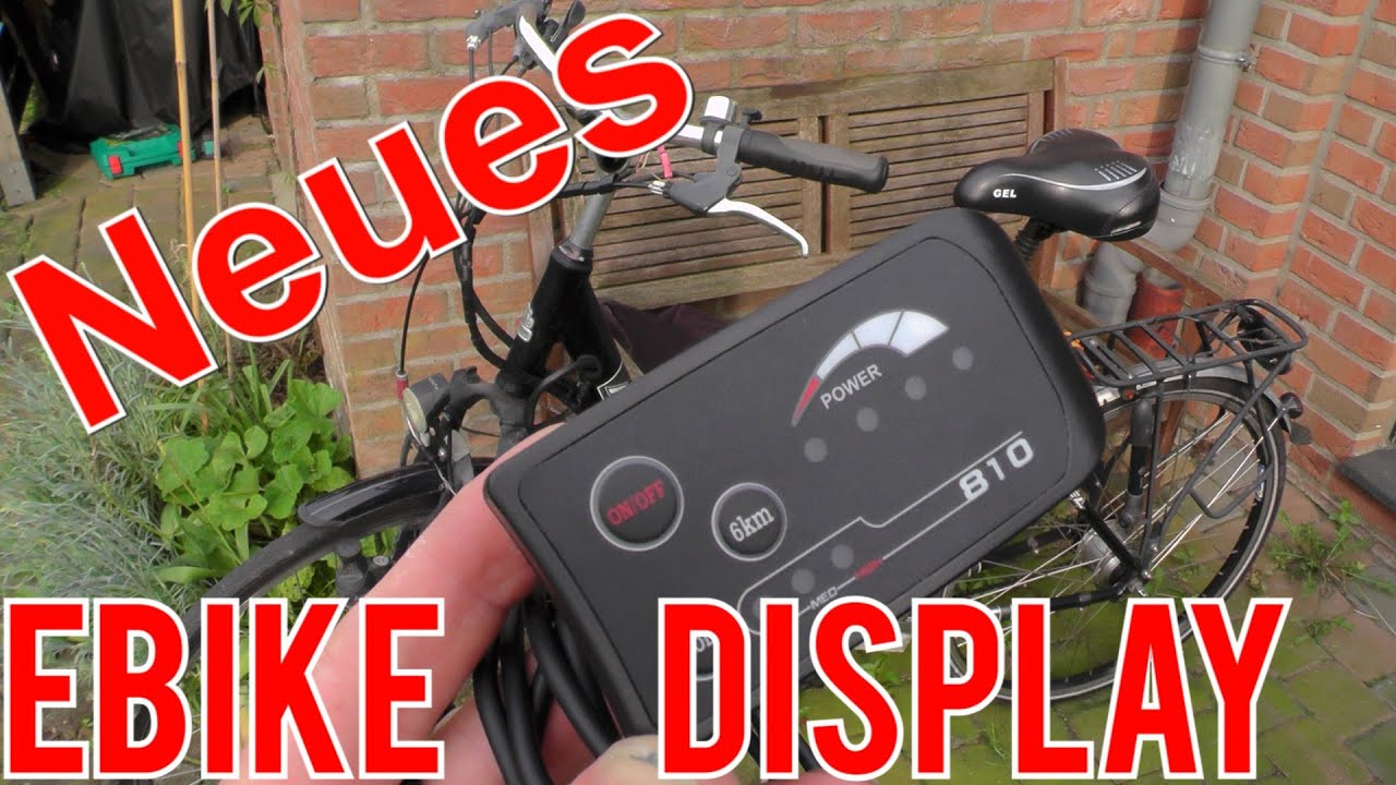 E Bike  reparieren und neues Display Bedienteil einbauen und defekten Controller tauschen