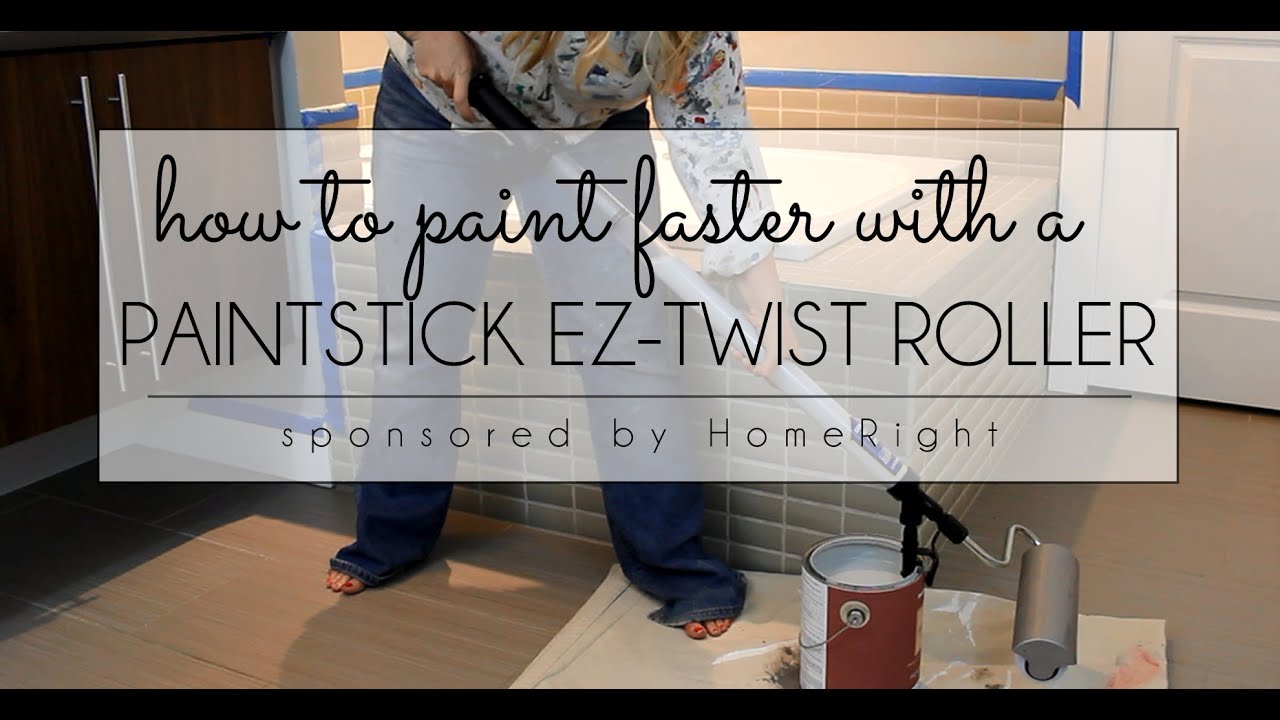 How to Paint Faster with a HomeRight PaintStick EZ Twist Roller