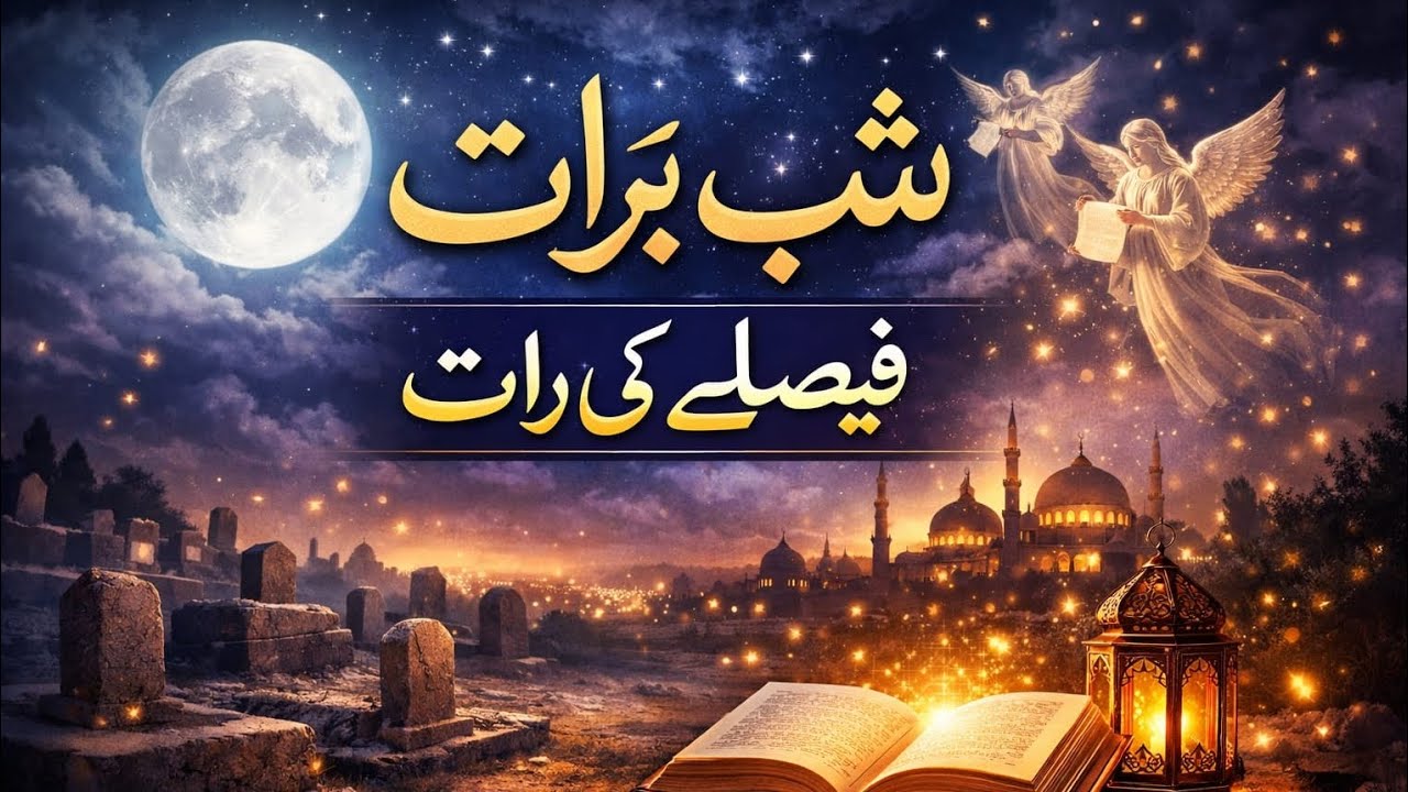 Shabe Barat Faisle Ki Raat 🌙 Shab-e-Barat  The Night of Decree 🤲
