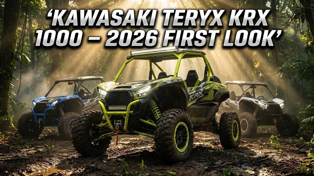 Новый Kawasaki Teryx KRX 1000 2026 года &mdash; официально представлен полный модельный ряд и значитель...